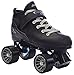Black Pacer Mach-5 GTX500 Quad Speed Roller Skates (Mens 12)
