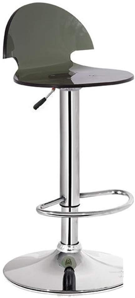 Happy Together Acrylic bar chair lift bar chair creative counter chair lift high stool (Design : 12)