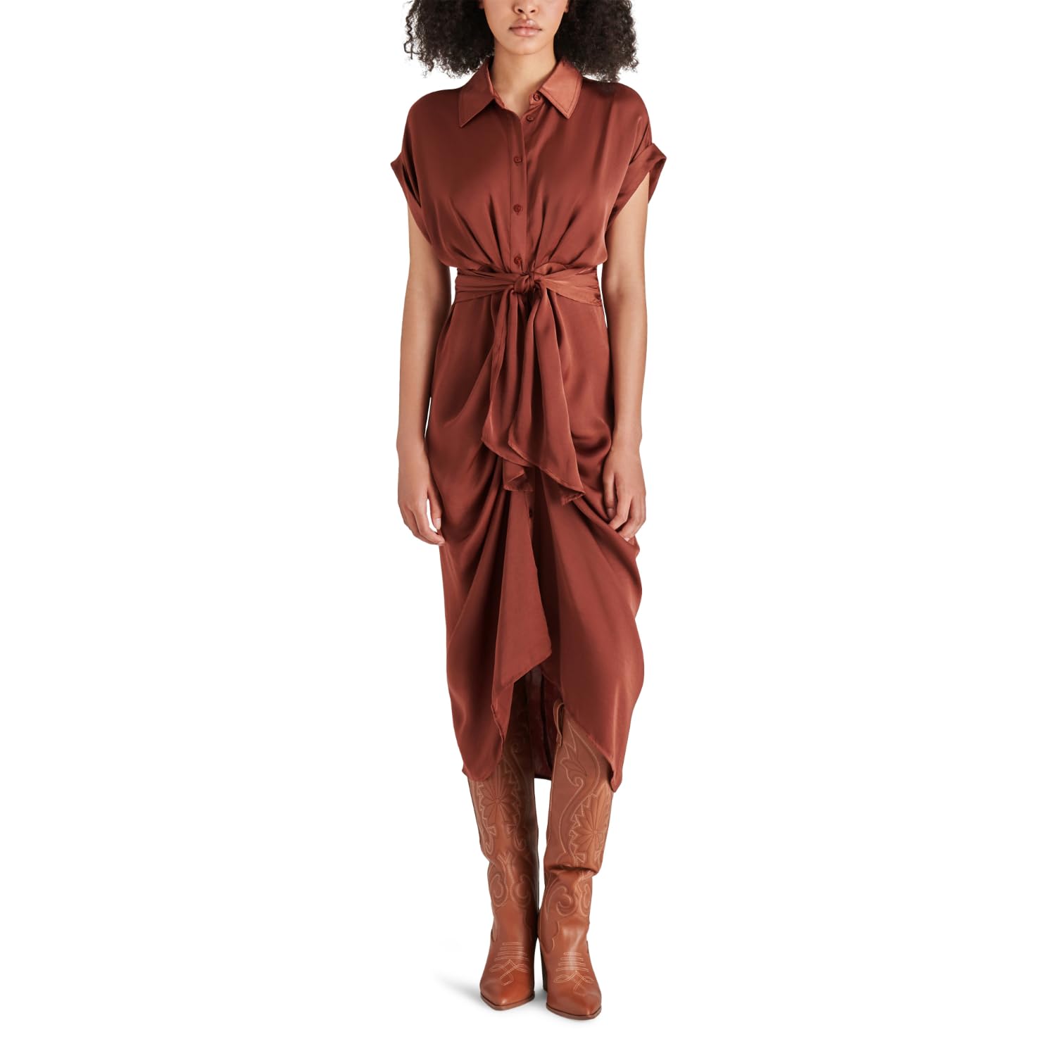 Steve Madden Apparel Women’s Tori Dress, Cinnamon