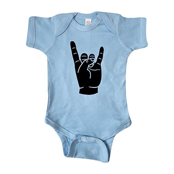 inktastic-Rocker-Horns-Infant-Creeper-6-Months-Baby-Blue-18b1d