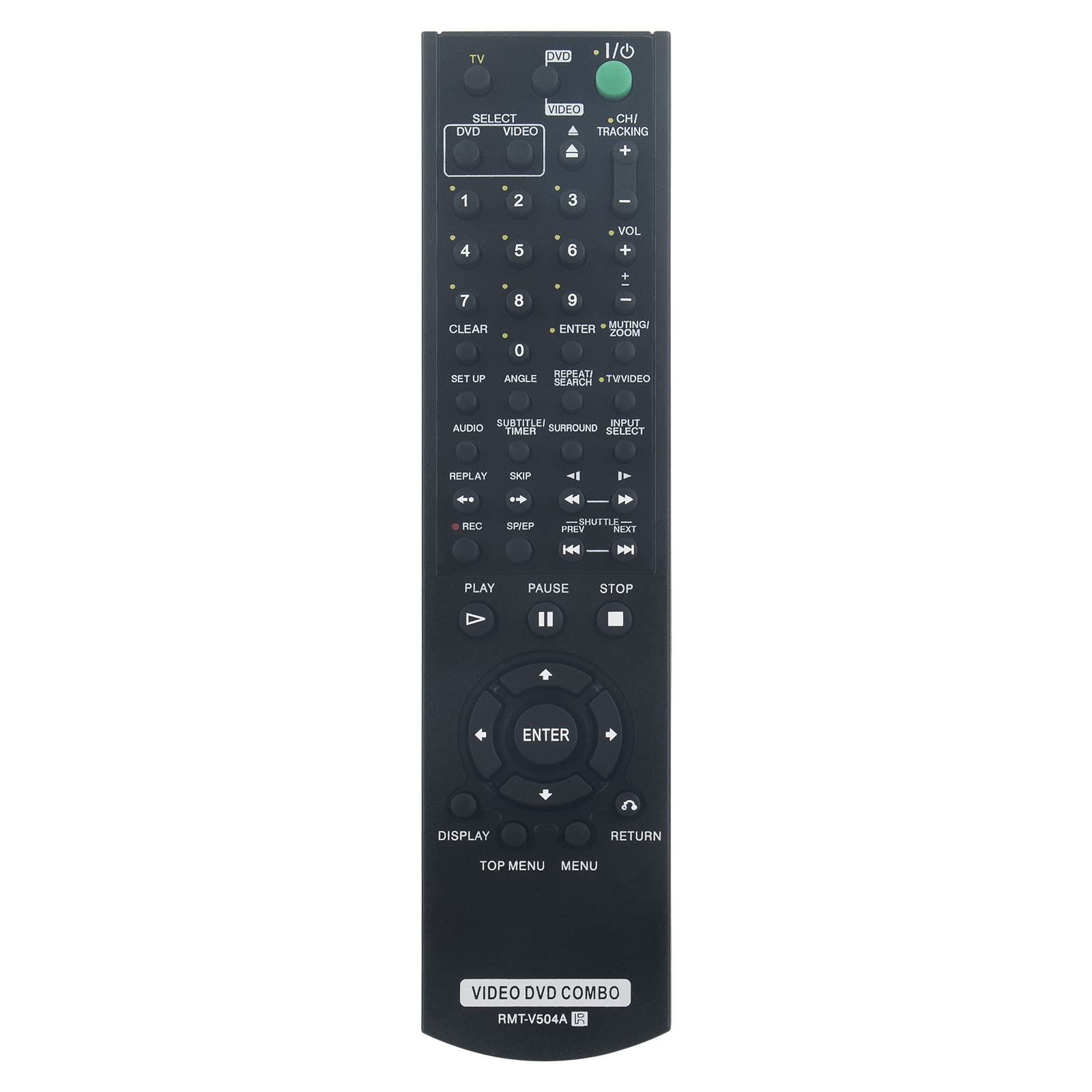 VINABTY RMT-V504A Replace Remote Control Fit for Sony RMTV504A Video DVD Combo Player SLVD380P YSP4000BL SLVD100 SLVD281P