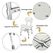 OMECAL 450LBS Heavy Duty Shower Bath Chair with Backrest,Upgraded Aluminum Alloy Non-Slip Adjustable Height, Medical Safety Seat Stool Seat