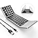 Foldable Bluetooth Keyboard, Jelly Comb B003B Dual Mode USB Wired & Bluetooth Keyboard with Touchpad Rechargeable for Windows Android Tablet Smartphone Surface and More-Updated (Black and Silver)