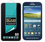 TechFilm®- Samsung Galaxy S5 Sport [Tempered Glass] Screen Protector, Premium Ballistic Glass Round Edge [0.3mm] Ultra-Clear Anti-Scratch, Anti-Fingerprint, Bubble Free, Maximum Screen Protection from Bumps, Drops, Scrapes, and Marks [1 Pack]- Retail Packaging