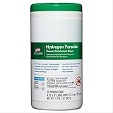Clorox 30824 Disinfecting Wipes, Hospital-Grade Hydrogen Peroxide Disinfectant Wipes, Attacks Dangerous Viruses (6/cs)