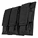 VISM by NcStar Triple Pistol Mag Pouch, Black