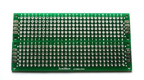 20PCS Double-Side Prototype PCB Universal Printed Circuit Board Universal PCB Circuit Board (2x8cm) - Thumbnail 4