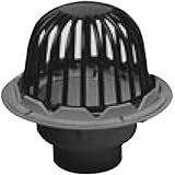 Oatey 78014 PVC Roof Drain with Plastic Dome, 4-Inch