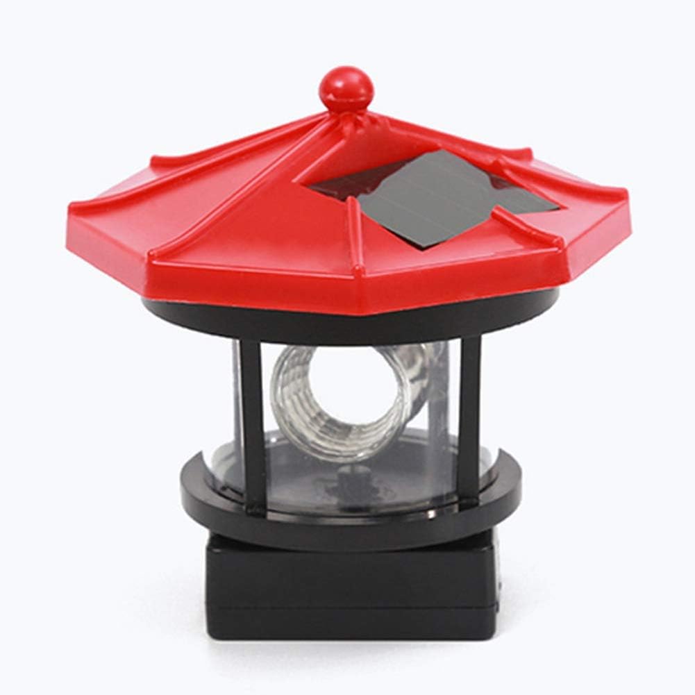 dongguanshuhui Faro solar giratorio 360 grados LED luz de jardín al