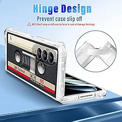 Petonist for Z Fold 4 Case 7.6” Retro Cassette