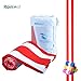 Microfiber Restro Cabana Stripe Towel by Rainleaf.Perfect Beach & Travel Towel. Fast Drying - Antibacterial - Super Absorbent - Ultra Compact.