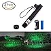 2PACK Green L-a-s-e-r Pen Flashlight, L301 Portable Ultra Bright Handheld LED Flashlight, Outdoor Water Resistant Torch, Powered Tactical Flashlight for Camping Hiking etc