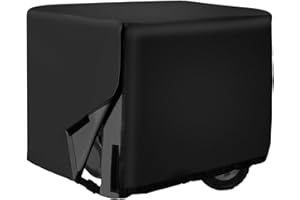 MANOPAWS Waterproof Generator Cover 38”L x 30”W x 28”H, 600D Outdoor Generator Covers Heavy Duty Generator Protection Cover Universal for 5500-15000 Watt Portable Generators