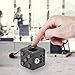 XDesign Fidget Cube Focus Fidget Toy, Prime Quality, Anti-Stress Cube Ball Toys for Children, Teens, Students and Adults [Easy Carrying] Dice Stress Reliever for Work, School, Class -Black (XD000028)