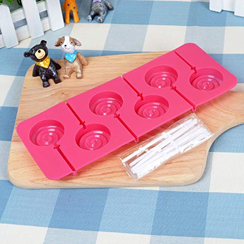 image for Webake Lollipop Mold With Sticks 3 Pack Sucker Molds Chocolate Hard Ca