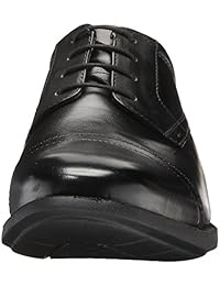 Nunn Bush Mens Dixon Cap Toe Oxford, negro, 10.5 D(M) US