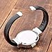 Top Plaza Women Casual Chic Simple Arabic Numeral Bangle Cuff Watch for Small Wrist