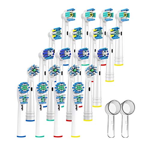 Replacement Electric Toothbrush Brush Heads Compatible with Oral B Dual