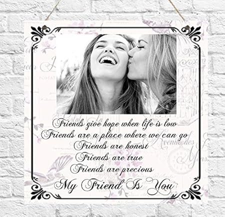 Celycasy Targa Da Parete Con Poesia Di Famiglia Idea Regalo Per Compleanno Mamma Sorella Cugino Migliore Amico Amazon It Casa E Cucina