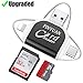 SD Card Reader,Memory Micro SD Card Reader USB Type C Adapter Viewer Compatible with iPhone/OTG Android/Computer - 4 in 1