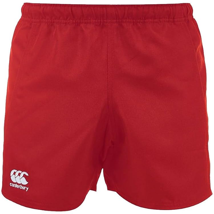Short Rugby Canterbury Professionnel – Femme – Taille Élastique Avec Cordon – Blanc – Logo Brodé