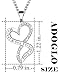 Ado Glo Christmas Day Mom Gifts, Mother and Son Forever Love Infinity Heart Pendant Necklace, Fashion Jewelry for Women, Her Birthday Anniversary Xmas