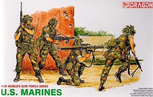 DML 1:35 U.S. Marines Figure Model Kit #3007