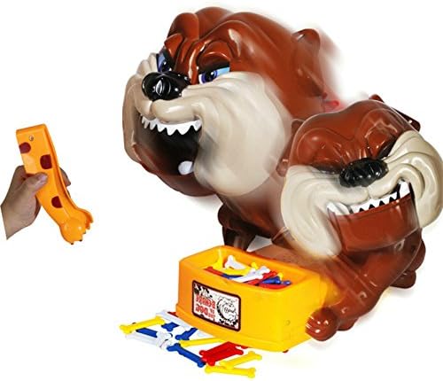 Bite finger game,1 pcs Large Bulldog Crocodile Shark Mouth Dentist Bite Finger Game Funny Novelty Gag Toy for family Kids Children Play Funning