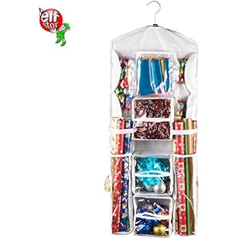 upright gift wrap storage
