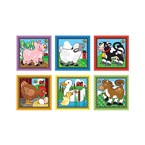 melissa & doug disney mickey mouse wooden cube puzzle