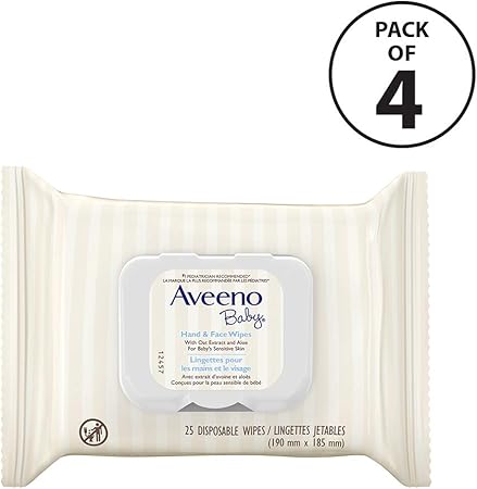 aveeno baby hand and face wipes
