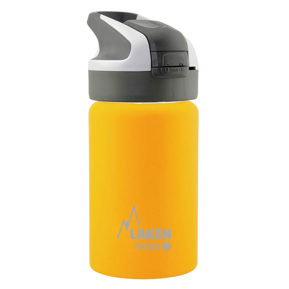 Laken Unisex - Adults Thermal with summit closure 0.35 L Thermal Bottle, TS3Y, yellow, 0.35