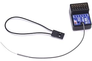 RCmall Flysky FS-BS6 2.4G 6CH AFHDS 2A Receiver Built-in Gyro Fail-Safe for RC Crawler FS-GT5 FS-i6X Transmitter