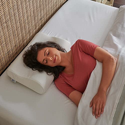 TempurPedic TEMPURCloud Breeze Dual Cooling Pillow, Queen, White