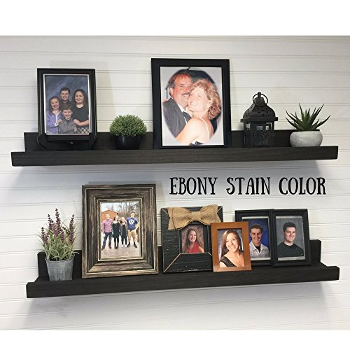 Picture ledge shelf,12-60" long, rustic wooden wall shelf, rustic floating shelf, rustic country home decor, decorative wall shelf, book shelf, photo display shelf