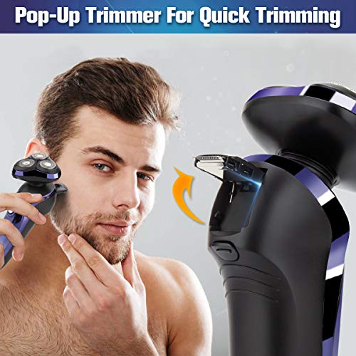 image for Adhope Electric Razor, Electric Shavers for Men, Dry Wet Waterproof Me