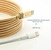 LTI-Direct Apple MFi Certified Lightning 6.5ft Nylon Braided 8 Pin USB Cable Sync Charge Data For All Apple iPhone 7 7S Plus SE 6 6s 5 5S iPod iPad Pro 4th Mini+ Wall Adapter
