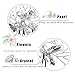 Unicra Silver Bride Wedding Hair Comb Pearl Bridal Hair Piece Rhinestone Hair Accessories for Women and Girls