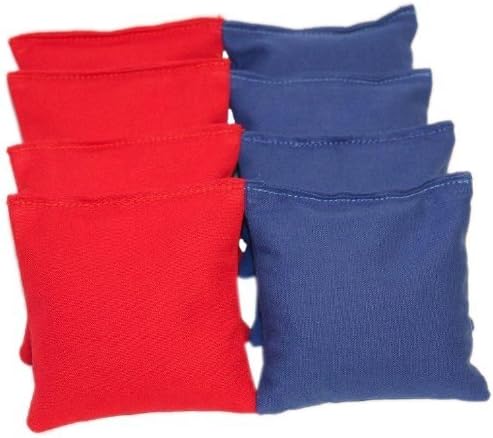 Cornhole Bags (Set of 8) Red/Royal Blue
