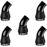 McCulloch A1230-005 Nylon Utility Brush (5 Pack), Designed for Scrubbing Tough Stains, Works with Select McCulloch Steamer Models, Perfect for Use on Carpet, Tile, Grouting, and More