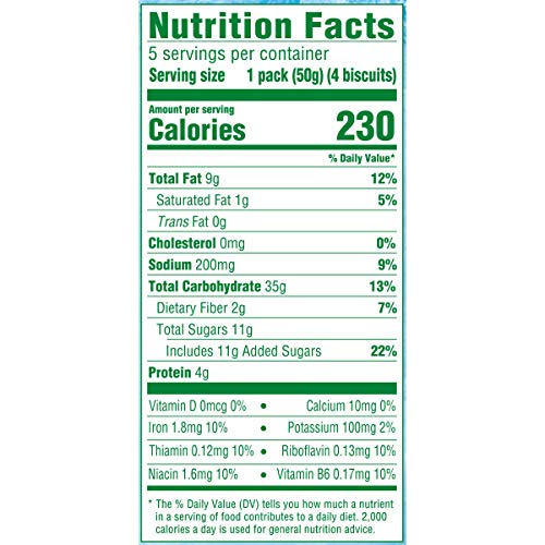 belVita Gingerbread Breakfast Biscuits, 5 Packs (4 Biscuits Per Pack