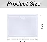 Vicloon Self Adhesive Pocket 10 Pack 10x15cm Transparent Card Sleeves view 2