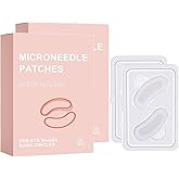 HTKINMI MicroGlow Under Eye Patches, for Dark Circles, Forehead Wrinkles & Smile Lines, Hydrogel Eye Mask (2 box)