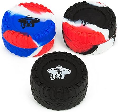 SillyDog 23ml Tire Non-Stick Silicone Container Premium Quality - BPA Free - Oil Container - Wax Container - Easy to Clean - Reusable - High Temperature Resistant