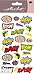 EK Success Brands Decorative Sticko Stickers, Punch Captions