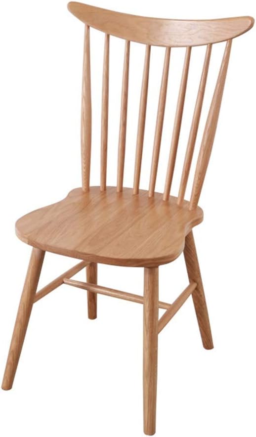 White Oak Solid Wood Chair Pointed Back Windsor Chair Modern Minimalist Solid Wood Dining Chair Backrest Dining Chair