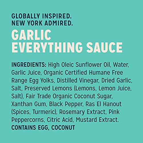SIR KENSINGTON’S EVERYTHING SAUCE GARLIC DRESSING DIP AND DRIZZLE KETO DIET & PALEO DIET CERTIFIED DAIRY FREE GLUTEN FREE NON- GMO PROJECT VERIFIED SHELF-STABLE 8.3 OZ