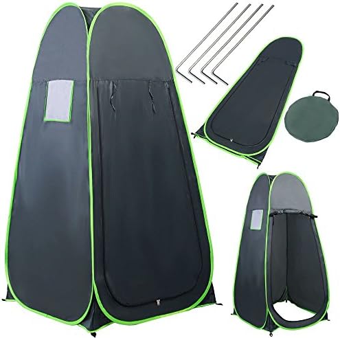 pittayadomeshop Shower Toilet Changing Tent Room Portable Pop UP Camping Fishing Bathing Hiking