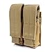 Tactical Pistol Mag Pouch (Triple (2+1) - Tan)