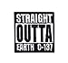 Straight Outta Earth Dimension C-137 Rick And Morty Sew On Glue Backing Patch